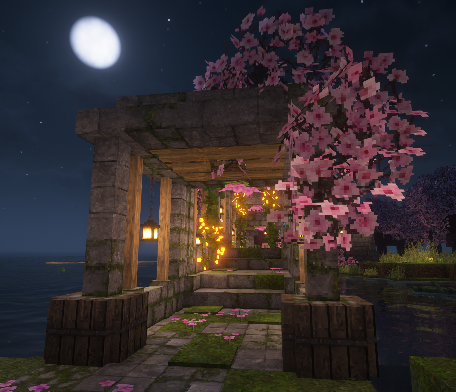 Cherry Bridge Decorated Water or Land – additional image